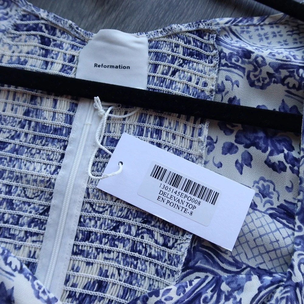 Reformation NWT Delevan Top in En Pointe - Picture 3 of 6